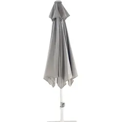Sonnenschirm Elba 300cm - Jan Kurtz hellgrau - Moderner Marktschirm mit 300cm Durchmesser, knickbar und UV-beständig, ideal für Garten und Terrasse.