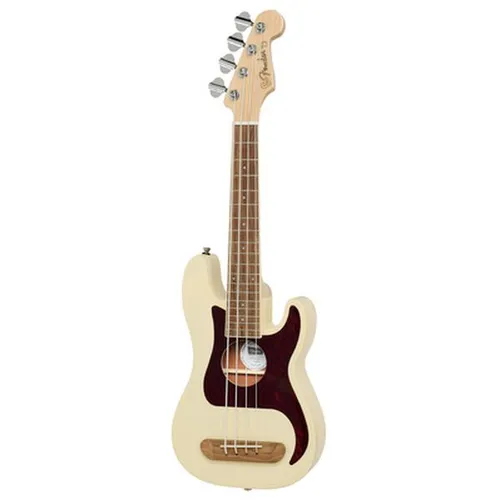 Fender Fullerton Precision Bass® Uke - Ukulele mit 20.25“ Scale, leicht und tragbar, ideal für Spieler aller Stufen, mit integriertem Tuner und einfacher Saitenwechsel dank No-Tie Bridge.