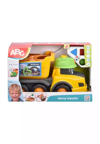 Dump truck ABC Harry Hauler 30 cm - LKW - ABC Harry Hauler Spielzeugauto mit Formensortierer, Geräuschen und Licht für interaktiven Spielspaß ab 12 Monaten.