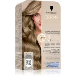 Schwarzkopf Creme Supreme Haarfarbe 8-16 Cool Ash Light Blonde 60 ml - Permanente Haarfarbe für Damen, 60 ml. Erleben Sie lebendige Farben und strahlenden Glanz mit langanhaltendem Ergebnis. Ideal zum Kaschieren von grauem Haar und für eine einfache Anwendung zu Hause.