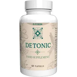Detonic - 60 Kapseln - Nahrungsergänzungsmittel mit Glucomannan für ein starkes Sättigungsgefühl, unterstützt den Energiestoffwechsel und das Immunsystem – 100% Zufriedenheit oder Geld zurück!