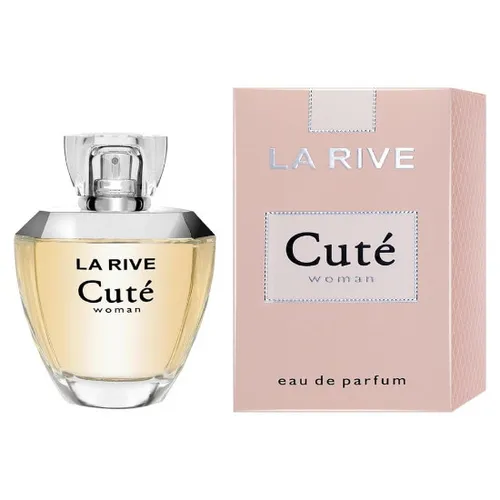 LA RIVE Cute Eau de Parfum 100 ml - Damen Eau de Parfum mit einer verführerischen Duftkomposition aus Cedar, Sandelholz und blumigen Noten – ideal für selbstbewusste Frauen.