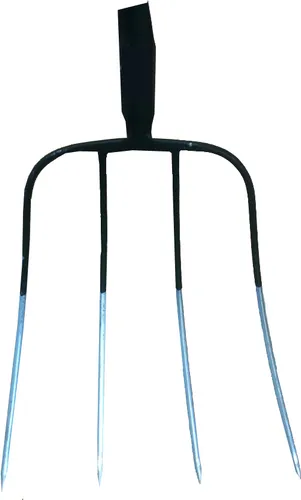 Kerbl Heugabel mit Federtülle, 4 Zinken 37 x 32 cm