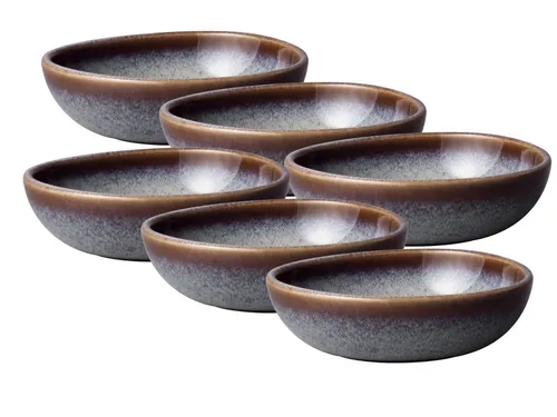 like. by Villeroy & Boch Geschirr-Set Lave glace Schälchen 10 cm Set6, Steingut