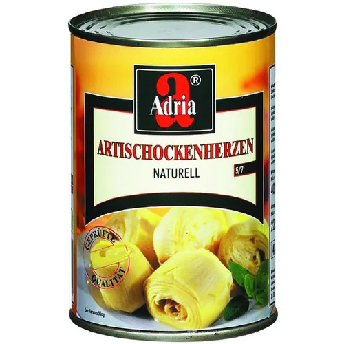 Adria Carciofi al Naturale Artischockenherzen in Wasser 390g