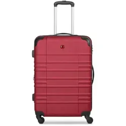 Wenger Hartschalen-Trolley Amplar Evo, 4 Rollen, ABS - Koffer mit Dehnfalte für zusätzliches Packvolumen, robust und leicht zu reinigen dank ABS-Material – der perfekte Begleiter für jeden Reiseenthusiasten.