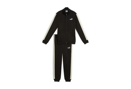 Puma Essentials Tape Full-Zip Sweat Suit für Kinder - Schwarz - Bequemer Sweat Suit für Kinder aus 50% recyceltem Material. Ideal für Freizeitaktivitäten, mit regular Passform und pflegeleichter Qualität für den täglichen Einsatz.