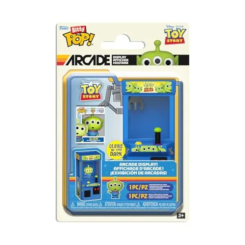Funko Bitty POP! Arcade: Disney Pixar Toy Story - Alien - Glow in the Dark - Sammelbare Vinylfigur - Geschenkidee - Offizielles Merchandise - Spielzeug für Kinder & Erwachsene
