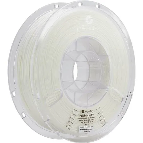 Polymaker PD04001 Polysupport Breakaway Filament 1.75mm - Filament-3D-Druckmaterialien, einfach zu entfernendes Supportmaterial für saubere Druckergebnisse, ideal für komplexe 3D-Modelle.