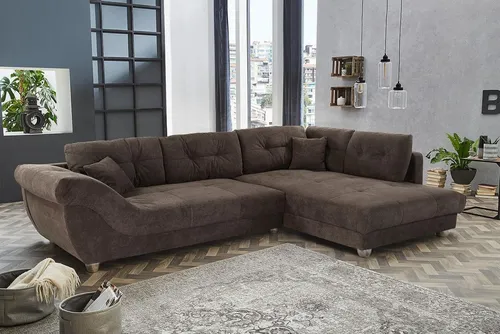 Jockenhöfer Gruppe Ecksofa Siena L-Form, B: 346 cm, mit Zierkissen, große Sitz- und Liegefläche