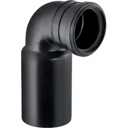 Geberit PE Wand-WC-Bogen 90 Grad DN90/90 für GIS/Duofix 366061161 - Spülkästen, hochwertiger 90-Grad-Bogen aus PE für optimale Abwasserführung und einfache Installation.