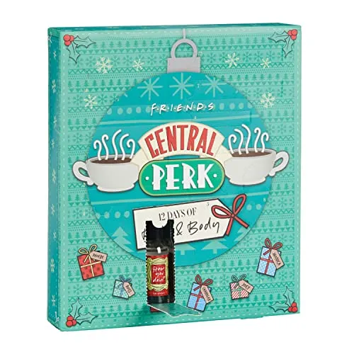 Paladone Friends Central Perk 12 Tage Bad-Adventskalender - Adventskalender mit 12 Überraschungen aus der Friends-Serie. Enthält pflegende Produkte für entspannende Momente in der Vorweihnachtszeit – perfekt für Fans!