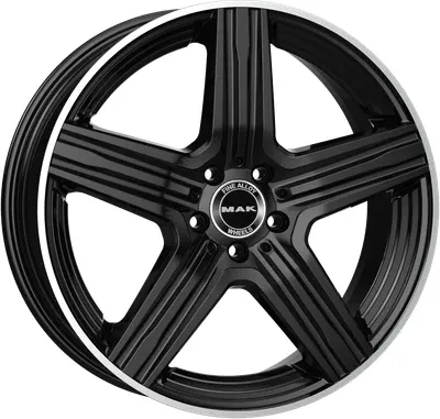 Alufelge MAK Lewis für Mercedes-Benz Classe GL 10x21 - Hochwertige 21 Zoll Alufelgen in glänzendem Schwarz für Mercedes-Benz Classe GL, optimiert für Stil und Leistung.