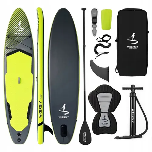 SUP 340CM AUFBLASBARES BRETT MIT EVA SITZ, PADDEL, PUMPE UND REPARATEUR