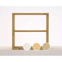 INFANSKIDS Würfel klein - Kiefer weiss - Praktischer Würfel für das Kinderzimmer, ideal zur Kombination mit passenden Regalen. Wählen Sie aus 2 Größen und 3 Holzarten für eine individuelle Gestaltung.