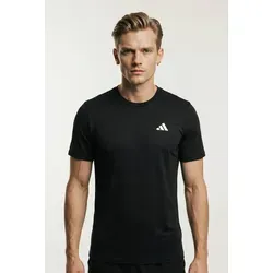 adidas Herren Train Essentials Feelready Training Tee, Schwarz/Weiß, S - Herren-Shirt mit regulärer Passform und Rundhalsausschnitt, aus 70 % recyceltem Polyester für umweltbewusste Sportler.
