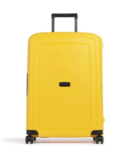 Samsonite S'Cure Spinner 4-Rollen Trolley 69 cm in Gelb - Robuster 69 cm Trolley mit 4 Rollen für müheloses Reisen. Der Samsonite S'Cure bietet viel Stauraum und ist ideal für Kurz- und Mittelreisen.