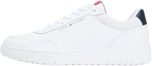 Tommy Hilfiger BASKET CORE LITE LTH Sneaker - Sportlicher Halbschuh in Größe 42, aus hochwertigem Leder und Textil, mit stylischem Logo und profiliertem Gummisohle für optimalen Tragekomfort.