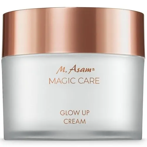 M. Asam MAGIC CARE Glow Up Creme (100 ml) – Leichte Gesichtscreme mit Sofort- & Langzeit Glow-Effekt, sorgt für eine geschmeidige Haut, ideal als Tagespflege & als Make-up Basis, Gesichtspflege