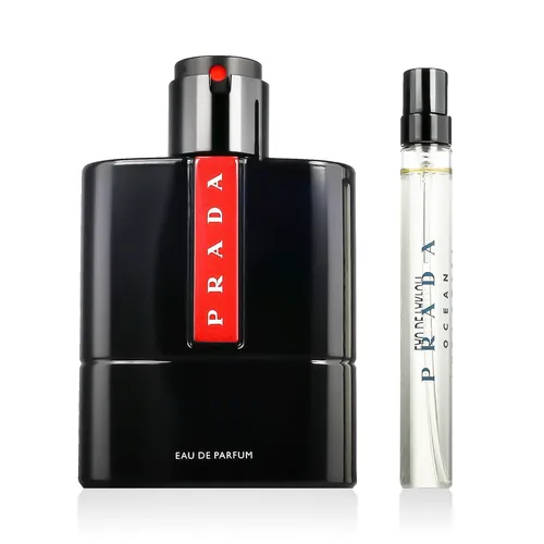 Prada Luna Rossa Ocean Eau de Parfum 100 ml + Geschenkset - Eau de Parfum für Herren, intensiver Duft mit frischen Grapefruit-Noten und warmen Vanille-Akzenten, perfekt für jeden Anlass.