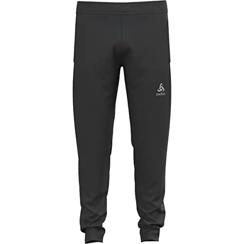 Odlo Zeroweight Laufhose Herren - Schwarz, Größe S - Laufbekleidung mit hohem Elastan-Anteil für maximale Bewegungsfreiheit und 100% recyceltem Polyester für umweltbewusste Sportler.