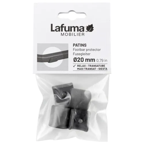 Lafuma Mobilier - Caps for Relax / Transats / Siesta - Campingmöbel-Zubehör Gr 4 x Ø 20 mm grau