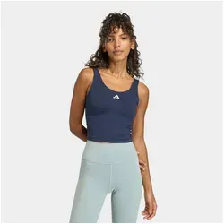 ADIDAS 3 Stripes Studio All Me Light Support Tank - Leicht stützendes Tanktop für Sport und Freizeit, mit schmeichelnder Silhouette und ultra-weichem Material. Ideal für Komfort bei jeder Bewegung und vielseitig einsetzbar von Yoga bis Alltag.
