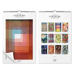 Posterlounge Kunstkalender Paul Klee - Colours 2026, 32 cm x 50 cm - Hochwertiger Wandkalender 2026 mit Kunstwerken von Paul Klee. Ideal für Kunstliebhaber, bringt Farbe und Inspiration in Ihr Zuhause.