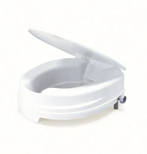 Toilettensitzerhöhung Relaxon Basic - 10 cm WC Aufsatz mit Hygiene-Ausschnitt - Toilettensitzerhöher aus hochwertigem ABS-Kunststoff, mit ergonomischem Design und großen Hygieneausschnitten für optimale Sauberkeit und Komfort.
