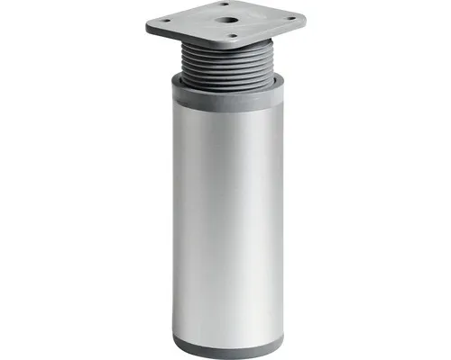 Möbelfuß alu Ø 40 mm höhenverstellbar 100-115 mm bis 50 kg