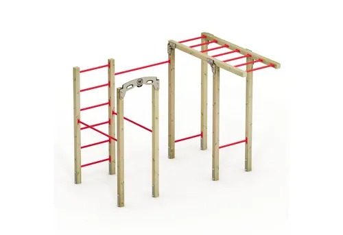 Wickey Turnreck Fit Base 815 – Vielseitige Calisthenics-Station für den Garten - Die Wickey FIT Base 815 ist ein Outdoor-Fitnessgerät mit Sprossenwand und Klimmzugstange. Ideal für individuelles Training und Spielspaß im Freien. Extrem witterungsbeständig und mit 5 Jahren Garantie.