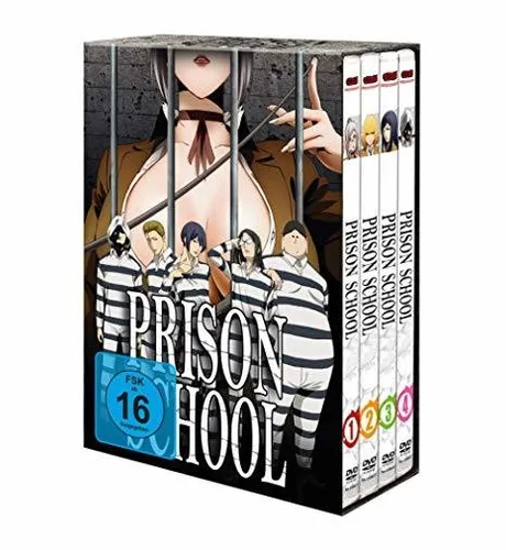 Prison School - Gesamtausgabe - [DVD] - Anime-Komödie mit freigegebener Altersfreigabe ab 16 Jahren, ideal für Fans von humorvollen und provokanten Geschichten.