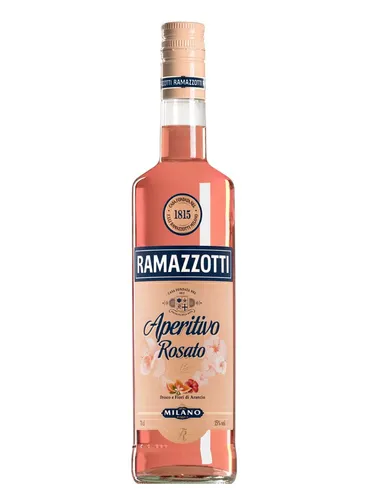 Ramazzotti Aperitivo Rosato – Fruchtig-frischer italienischer Aperitif – Ideal für Cocktails – 1 x 1 l - Genießen Sie den Ramazzotti Aperitivo Rosato mit seiner fruchtigen Note und dem einzigartigen Geschmack von Hibiskus und Orangenblüte. Perfekt für kreative Cocktails und gesellige Abende! 1 l Flasche mit 15% Alkohol.