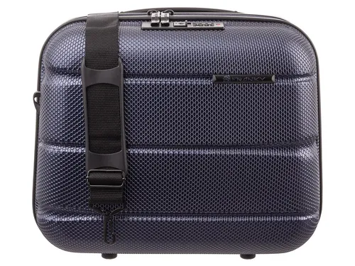 koffer-direkt.de Four Flight III Beauty Case 36 cm - Dunkelblau - Stylisches Beauty Case mit 36 cm, ideal für die Aufbewahrung von Kosmetik. Praktisch für Reisen und den täglichen Gebrauch.