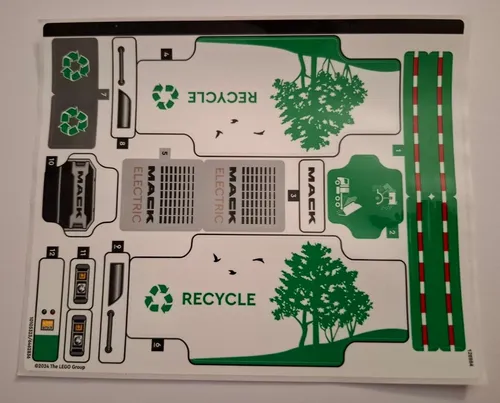 Technic Mack LR Electric Müllwagen 42167 - Konstruktionsspielzeug mit motorisierter Funktion, fördert Kreativität und technische Fähigkeiten bei Kindern ab 10 Jahren