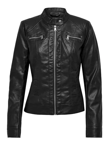 ONLY Female Jacke ONLBANDIT - Funktionsjacke mit Langarm und Bandkragen, aus 100% Polyester für optimalen Komfort und Bewegungsfreiheit.