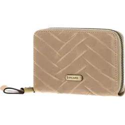 PICARD Geldbörse Basket 1 Zip Around Wallet Cookie beige - Stilvolle PICARD Geldbörse aus hochwertigem Rindsleder. Mit durchdachter Fächeraufteilung für Karten, Geldscheine und Münzen. Praktisch und elegant für den Alltag.