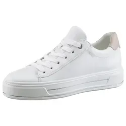 Damen-Sneaker 12-23003 CANBERRA WEISS,SAND Gr. 44 - Wechselfussbett High Soft Bamboo für optimalen Komfort und perfekten Halt den ganzen Tag über.