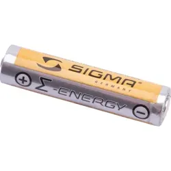 Sigma AAA-Batteriepackung 2 Einheiten Golden - Sonstiges Fahrradzubehör, 2 Alkalibatterien Typ AAA für zuverlässige Energieversorgung Ihrer Sigma Sport Geräte, ideal für CUBERIDER II.