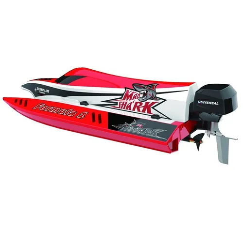 Amewi 26075 F1 Boot Mad Shark V2 - Schnelles RC-Speedboot - RC-Modelle: Mit einer Höchstgeschwindigkeit von max. 60 km/h und Brushless Motor für packenden Fahrspaß. Ready to Go - alles für den sofortigen Einsatz enthalten!
