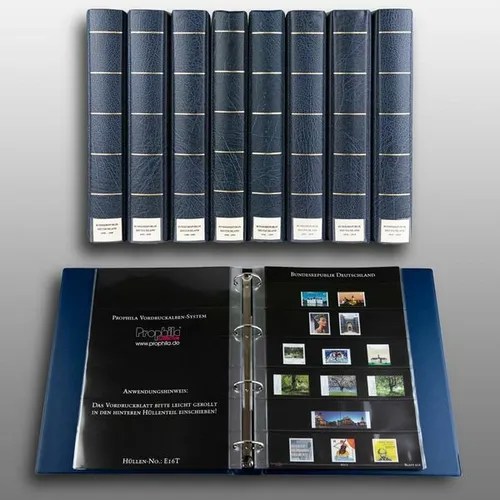 Prophila BRD 2010-2014 Vordruckalbum blau