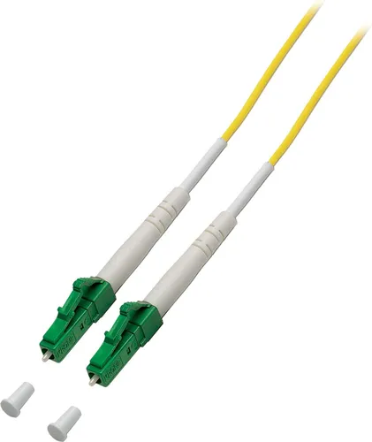ProfiPatch Glasfaserkabel LWL Patchkabel Simplex LC/APC-LC/APC Singlemode 9/125µ OS2 LSZH Lichtwellenleiter 7,5m