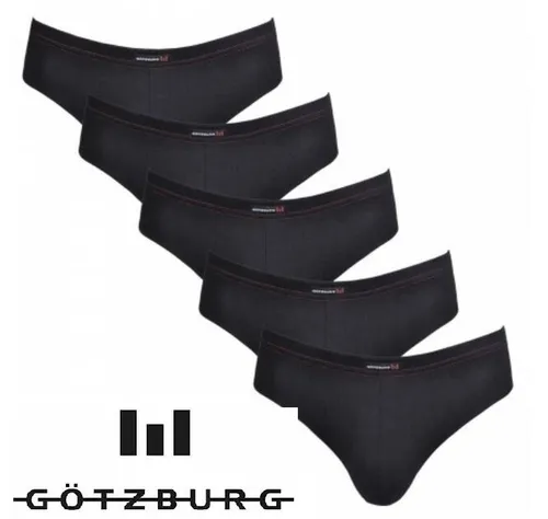 Götzburg - Slip - 5er Pack - schwarz  - Größe L / 6