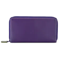 Mywalit Medium Tri-fold Geldbörse aus Leder 14 cm in Lila - Elegante Mywalit Geldbörse aus hochwertigem Leder, kompakt und stilvoll. Ideal für den täglichen Gebrauch und bietet ausreichend Platz für Karten und Bargeld.
