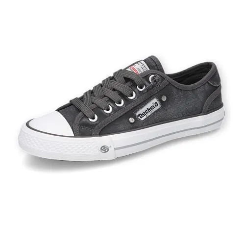 Dockers by Gerli Damen Low-Top Sneaker - Damen-Sneaker aus hochwertigem Canvas, ideal für Freizeit und Alltag, mit flacher Laufsohle für optimalen Komfort.