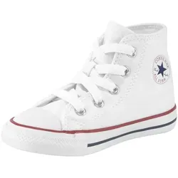Converse CHUCK TAYLOR ALL STAR - HI KIDS Sneaker weiß 21 EU - Babyschuhe, sportlicher knöchelhoher Sneaker in Weiß, ideal für aktive Kinder und bequemes Tragen.