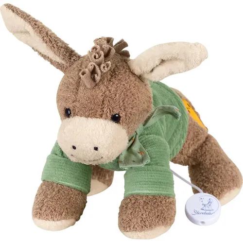 Sterntaler Spieluhr Esel Emmilius 30cm - Süße Spieluhr Esel Emmilius von Sterntaler, 30 cm groß, spielt sanfte Melodie. Praktischer Reißverschluss für waschbares Spielwerk und kuscheliges Flauschmaterial – ideal für die Kleinsten!