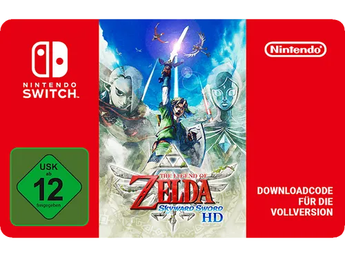 Nintendo Switch: The Legend of Zelda: Skyward Sword HD - Abenteuer für die Nintendo Switch - Erlebe das epische Abenteuer in der fantastischen Welt von Hyrule. Perfekt optimiert für die Nintendo Switch, bietet dieses Spiel packende Grafiken und fesselnde Gameplay-Elemente.