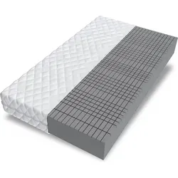 FDM Pearl Matratze 90x200 cm - Komfortable Kaltschaummatratze mit 7 Liegezonen - Matratze mit 7 optimierten Liegezonen für individuelle Körperanpassung. Allergikergeeignet, mit abnehmbarem Bezug und Purotex-Technologie gegen Hausstaubmilben.