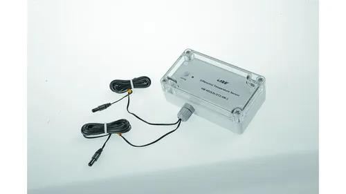 Homematic Differenz-Temperatur-Sensor HM-WDS30-OT2-SM-2 - Wasser- & Temperaturmelder für Smart Home, präzise Temperaturmessung mit Batteriestromversorgung für effiziente Heizungssteuerung.
